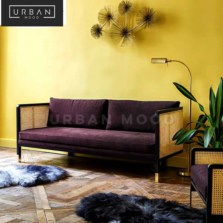 (Clearance) TREVOR Vintage Outdoor Rattan Sofa