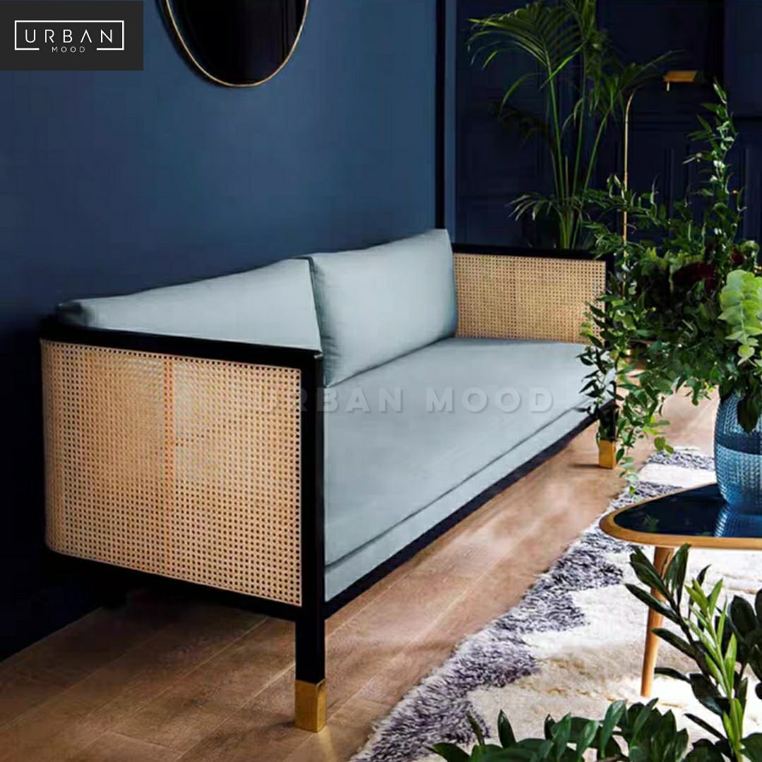 (Clearance) TREVOR Vintage Outdoor Rattan Sofa