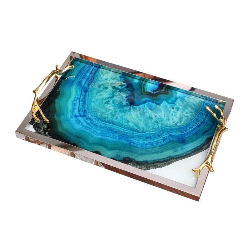 VALENCIA Contemporary Epoxy River Tray