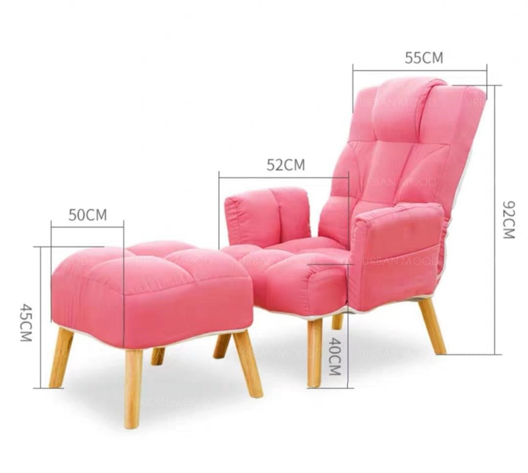 VITA La Z Boy Recliner Fabric Armchair