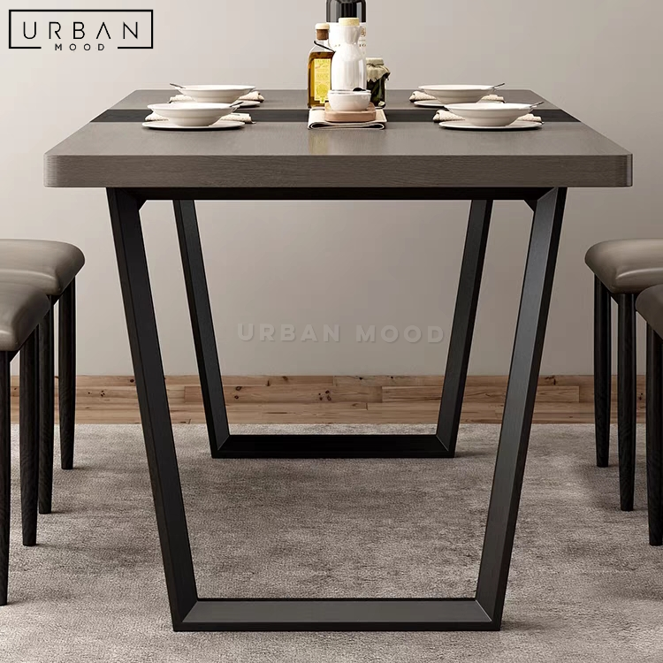 WANG Modern Extendable Dining Table