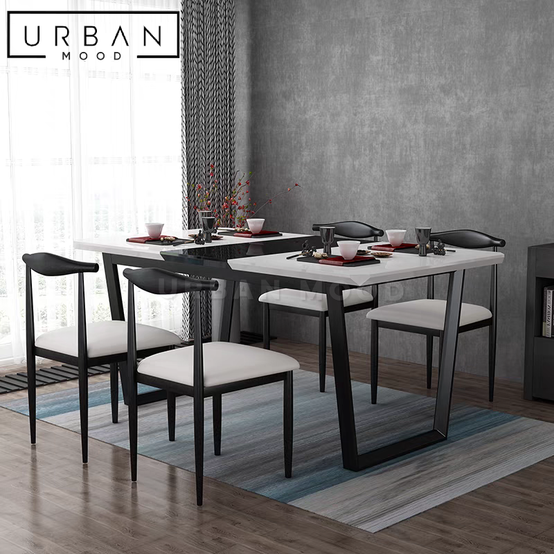 WANG Modern Extendable Dining Table