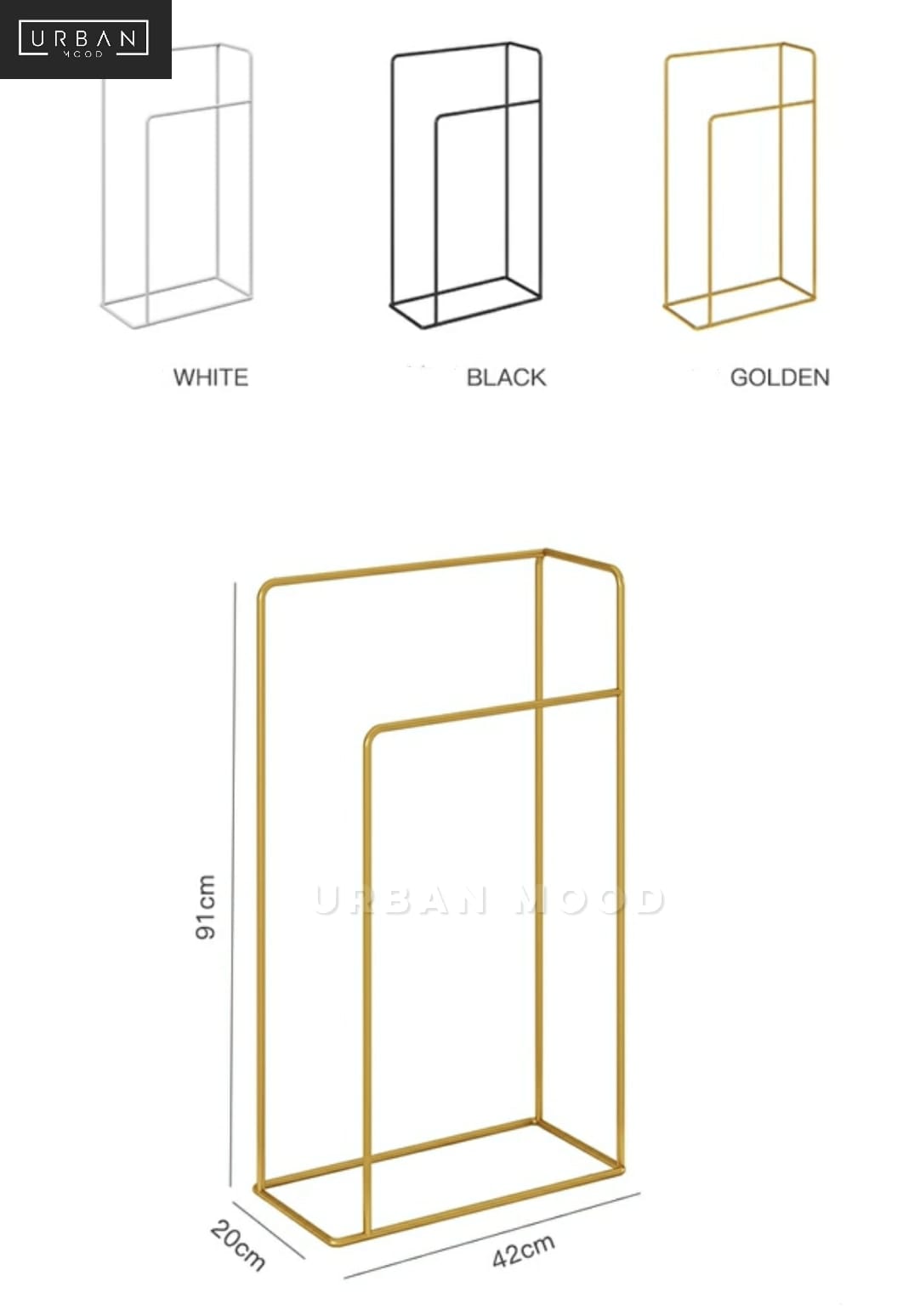 HAWKIN Minimalist Wireframe Clothes Stand