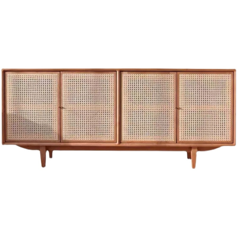 SADIE Rattan Buffet Sideboard Solid Wood Coastal Island ( 2 Color 2 Size )