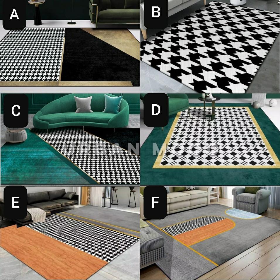 ATLANTA Modern Houndstooth Carpet Rug