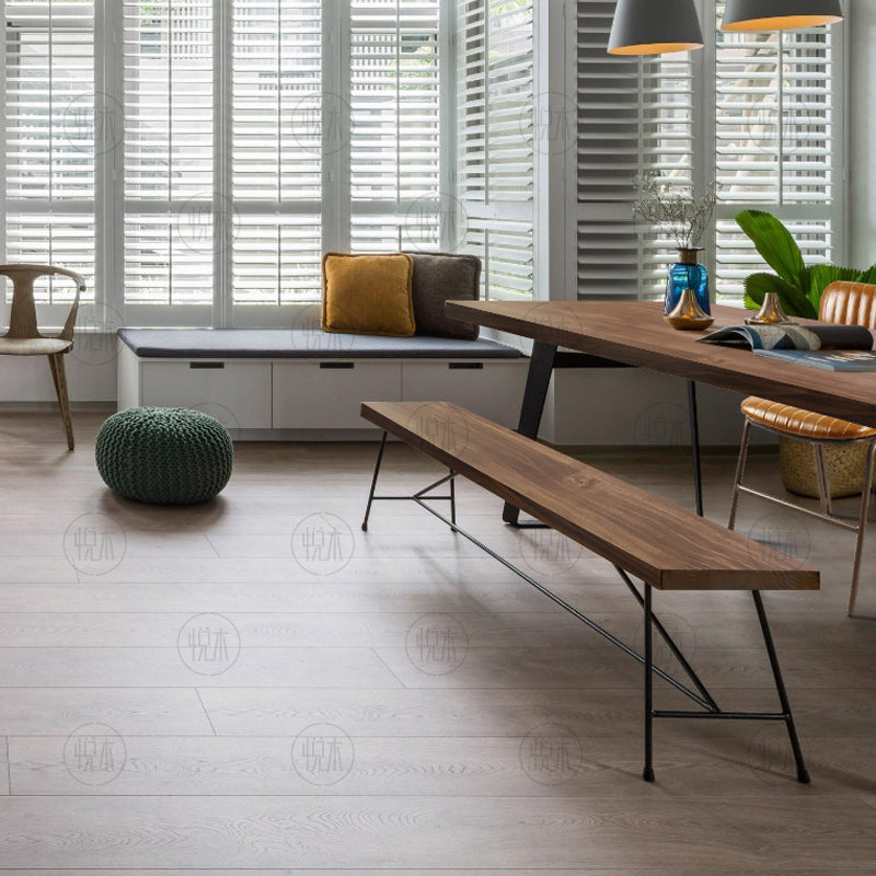 Milani BALI CONRAD Dining Table Live Edge Retro Solid Wood