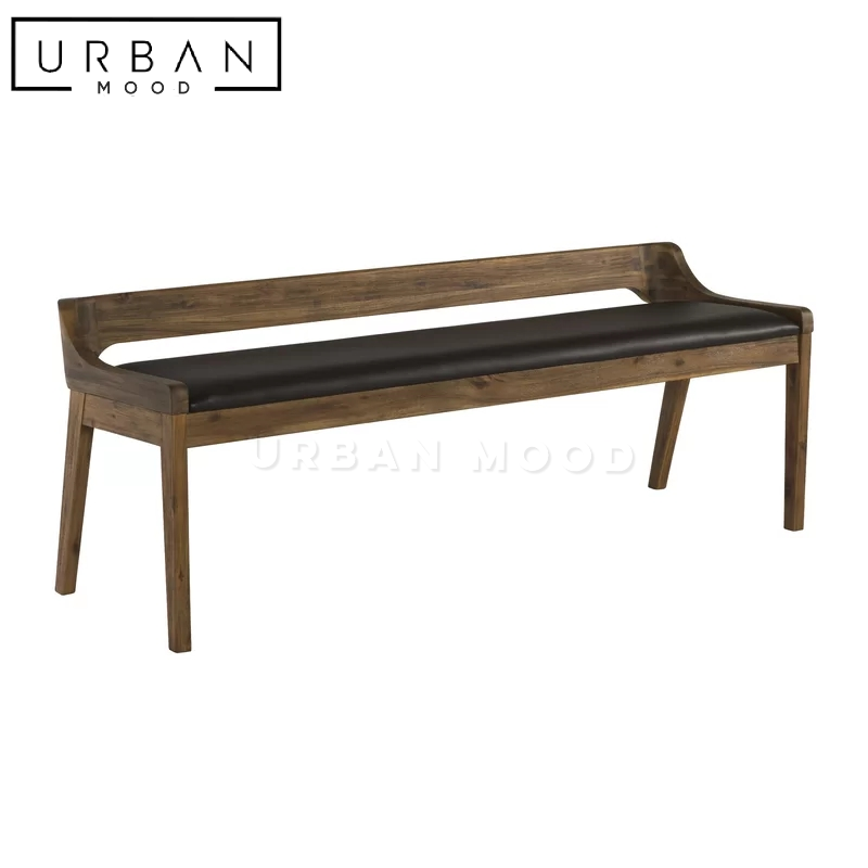 CABANA Rustic Solid Wood Bench