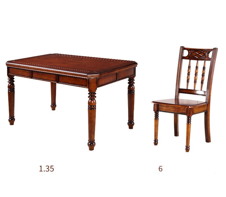 Blakely BOSTON HILTON American Italy Style Dining Table Set ( 4 to 6 Seater )