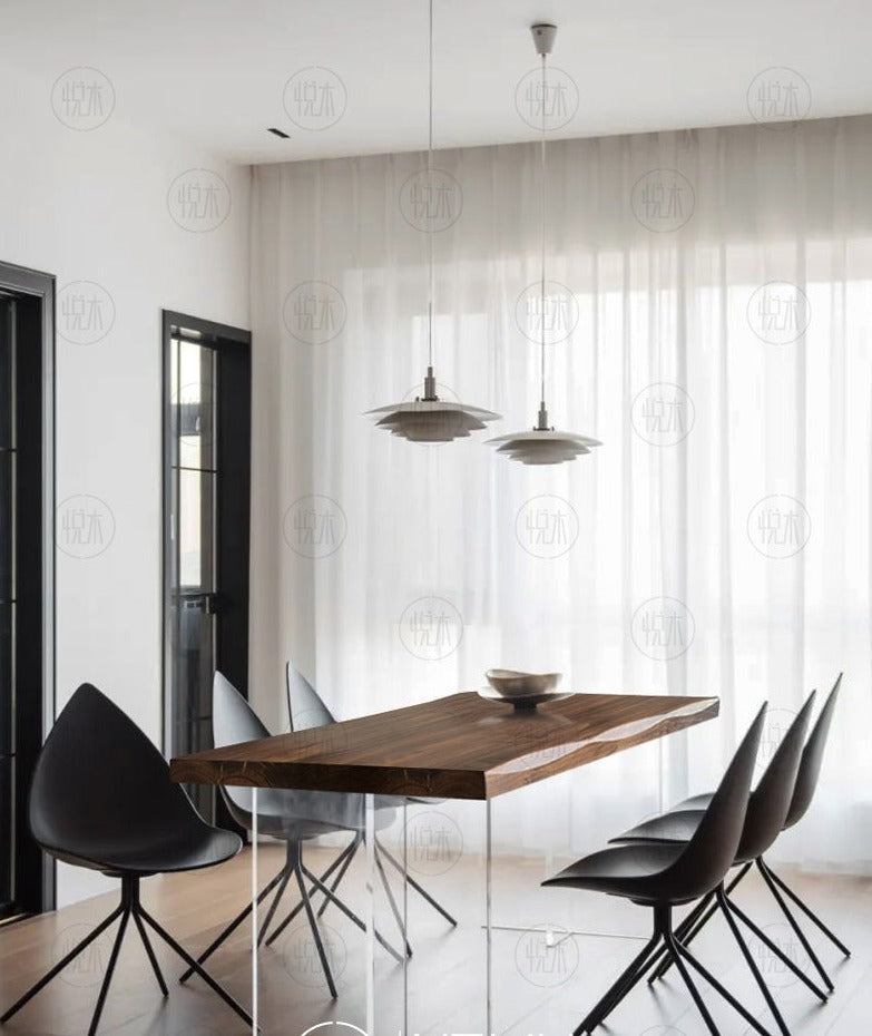 MAYA Dining Table Scandinavian Nordic Design Solid Wood ( Select from 4 Color, 10 Size )