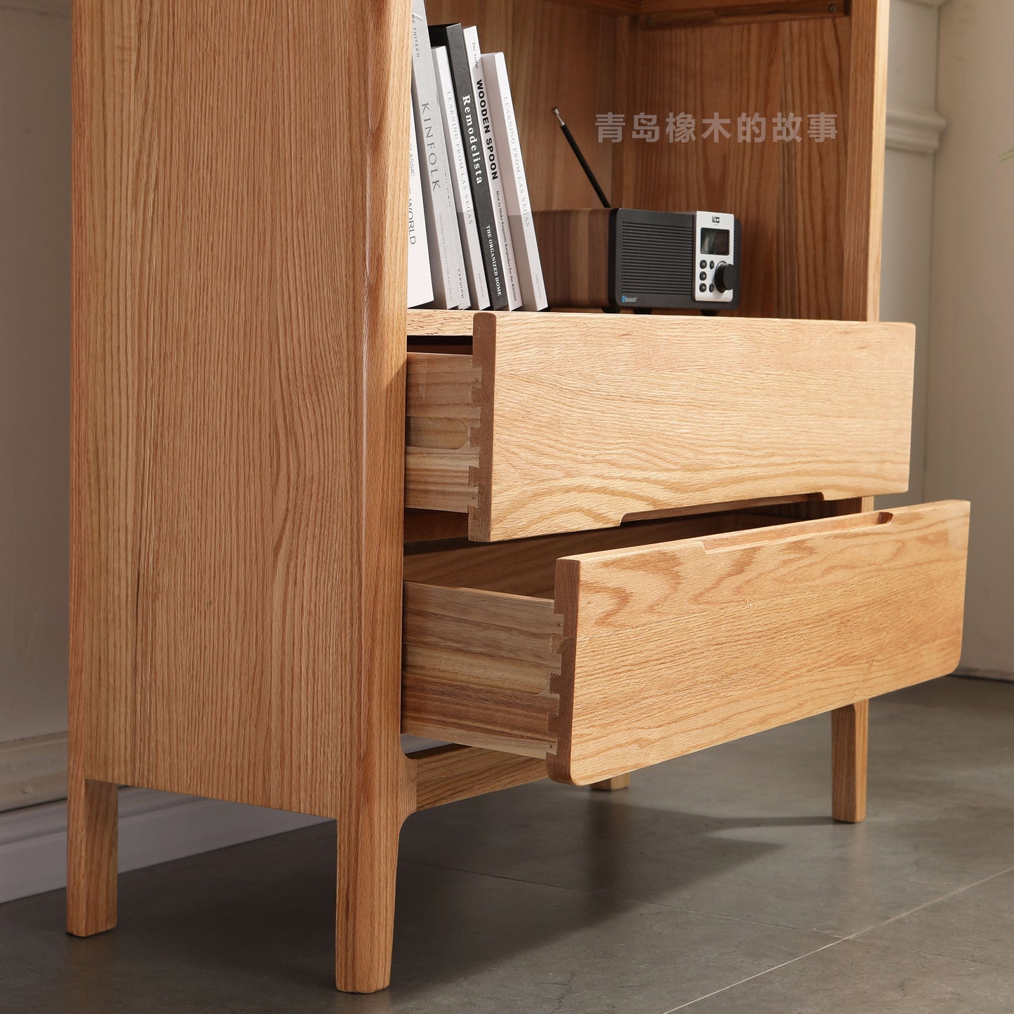 LEONARDO Scandinavian Bookcase Book shelf Nordic Style