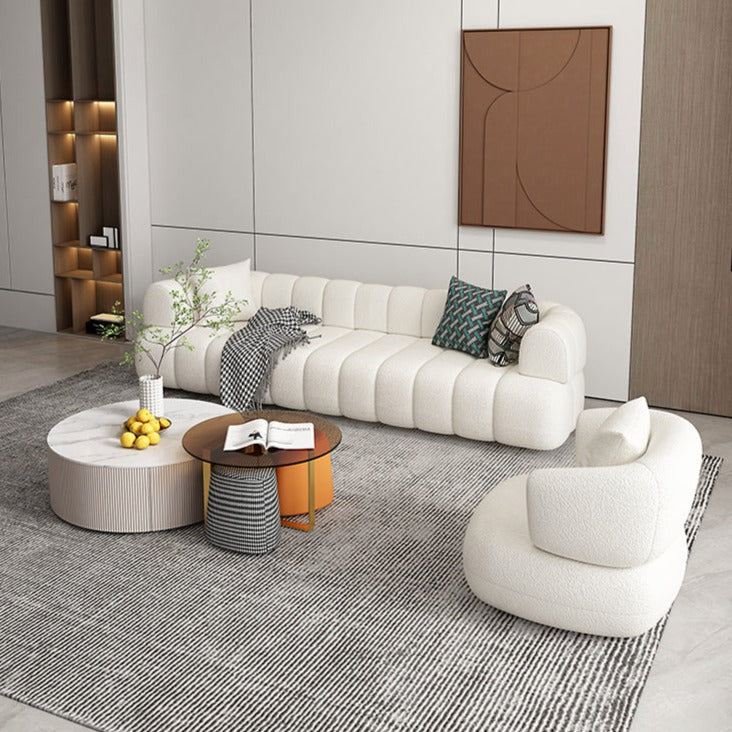 HELEN BELAIR Nordic Living Room Fabric Sofa