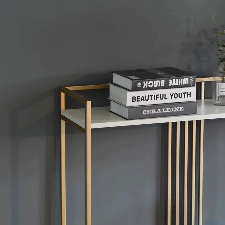 GRECIA Elegant Marble Hallway Console