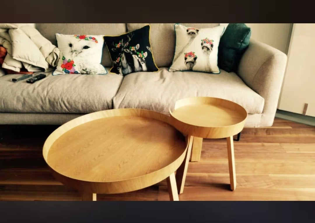 MARKO Scandinavian Round Nesting Coffee Table