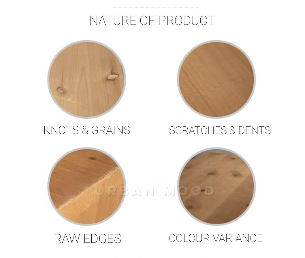 (Clearance) MARVIN Scandinavian Solid Wood Dining Table