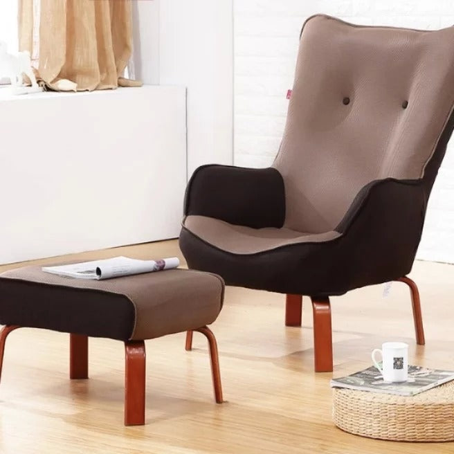MILES Modern Satin Recliner Armchair