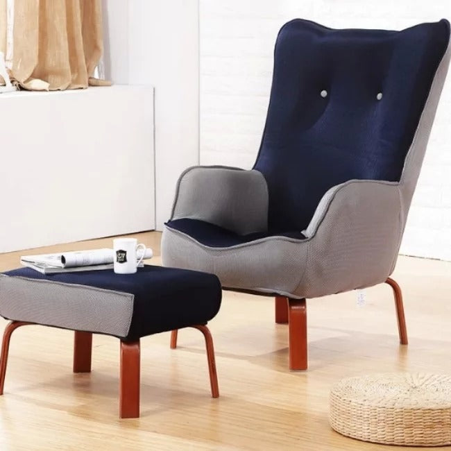 MILES Modern Satin Recliner Armchair