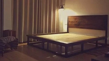 QUENTIN Modern Industrial Bed Frame