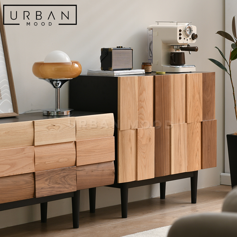 SUNSET Contemporary Solid Wood Sideboard
