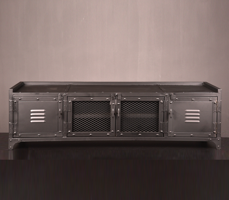 CULLEN Modern Industrial Metal TV Cabinet