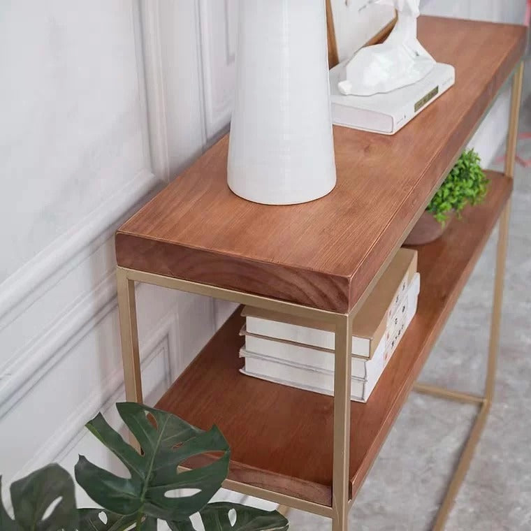 TOBIN Solid Wood Hallway Console