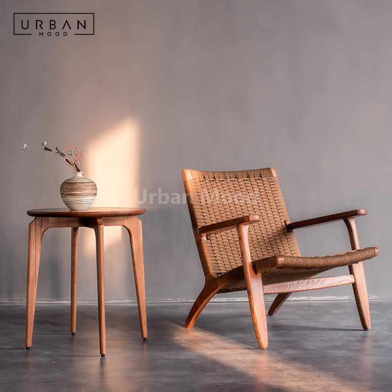 Premium | HAIG Solid Wood Armchair