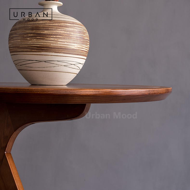 Premium | WICKEN Solid Wood Side Table