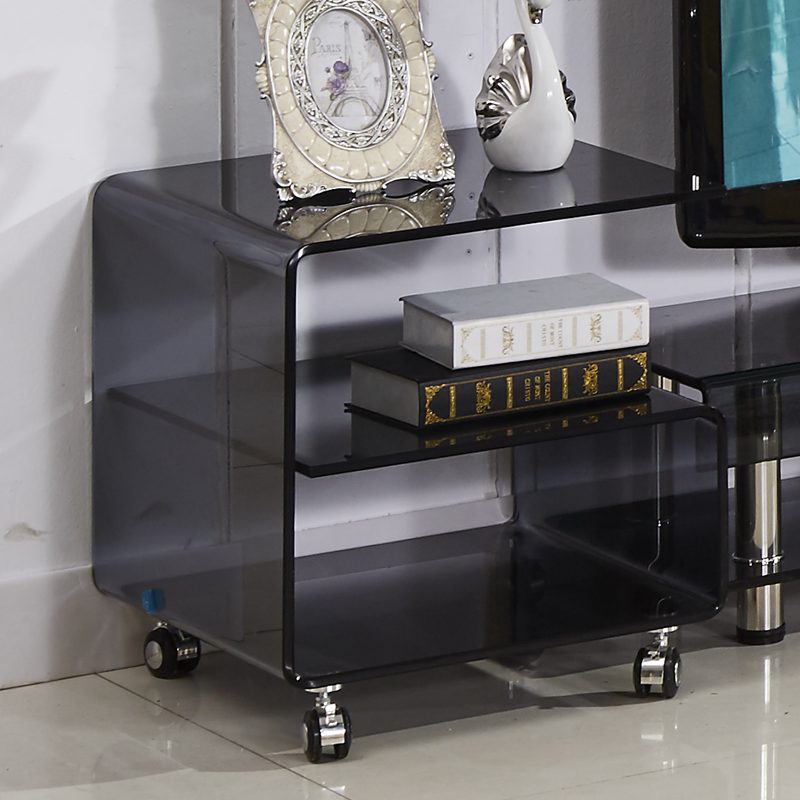 JORI Contemporary Glass Side Table