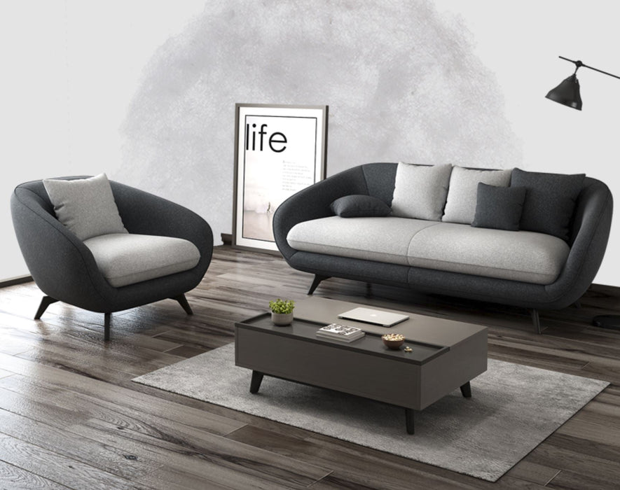 PEBBLEBAY Modern and Contemporary Fabric Nordic Style Sofa