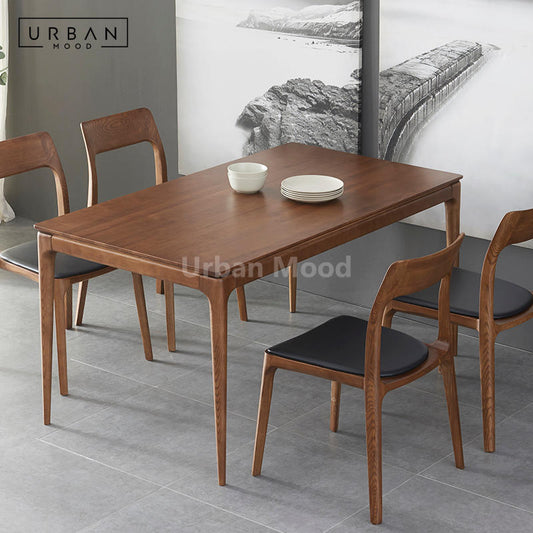 Premium | ADELINE Solid Wood Dining Table