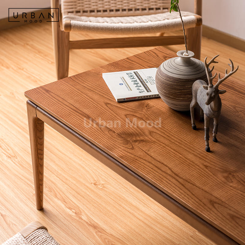 Premium | DELLIE Solid Wood Coffee Table