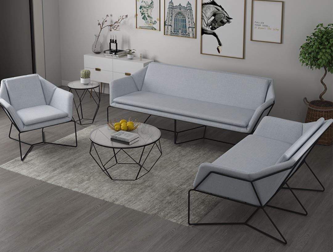 Modern Wire Frame Sofa Set