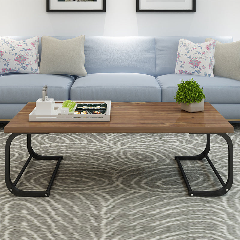 Rustic Industrial Raw Wood Coffee Table