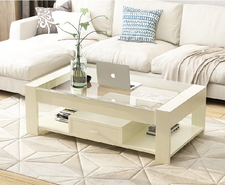 Modern Tempered Glass Coffee Table