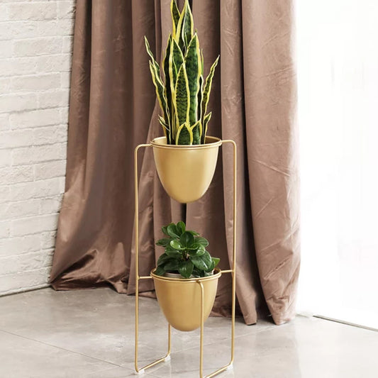 ABRUZZI Modern Double Pot Planter