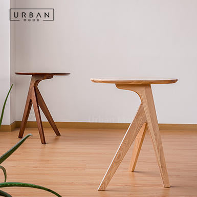 Premium | WICKEN Solid Wood Side Table