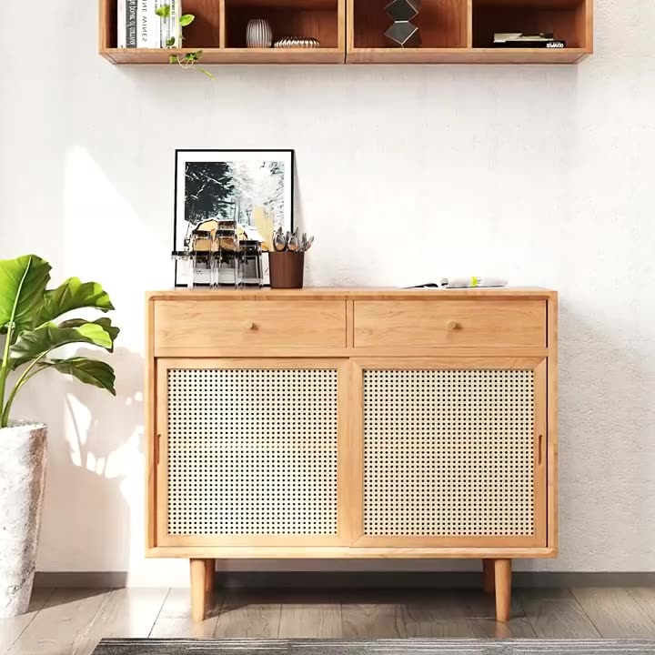 ARIANA Rattan Buffet Sideboard Cabinet Coastal Island Living ( 5 Size 2 Color )