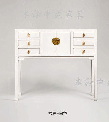 ADA IMPERIAL Hand-Polished Console Storage Chinese-Style Cabinet Antique Furniture