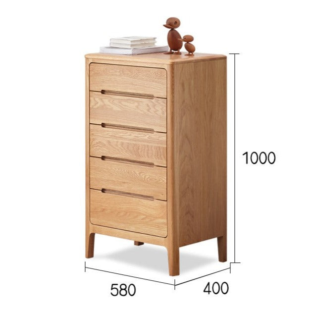 EMERSYN HYATT Solid Wood Chest of Drawers North American Hardwood Red Oak ( 2 Color 6 Size )
