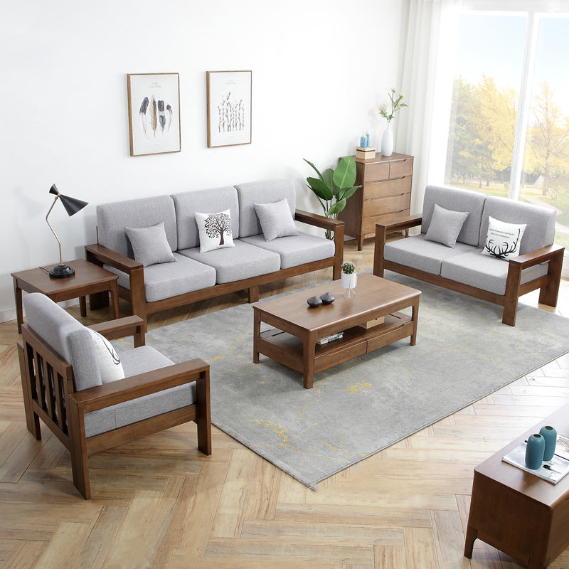 NORA Scandi Japanese Daybed Sofa Solid Wood Nordic ( Select From 3 Sizes )