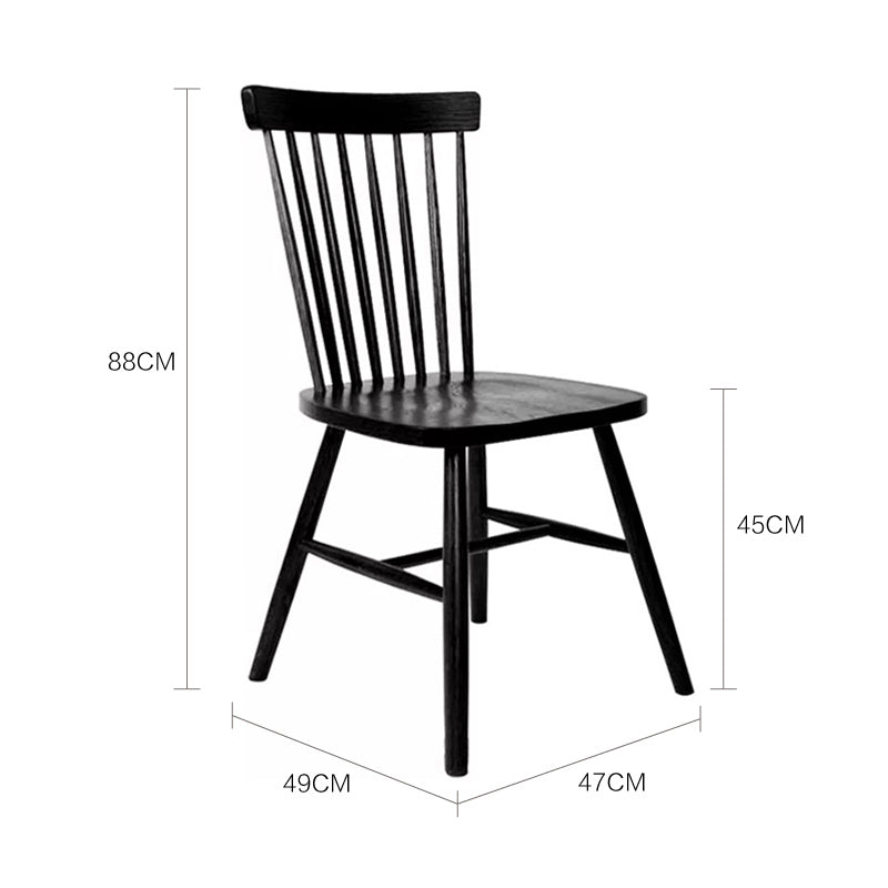 SIGNE Scandinavian Nordic American Solid Wood Dining Chair ( Available in 6 Colour )