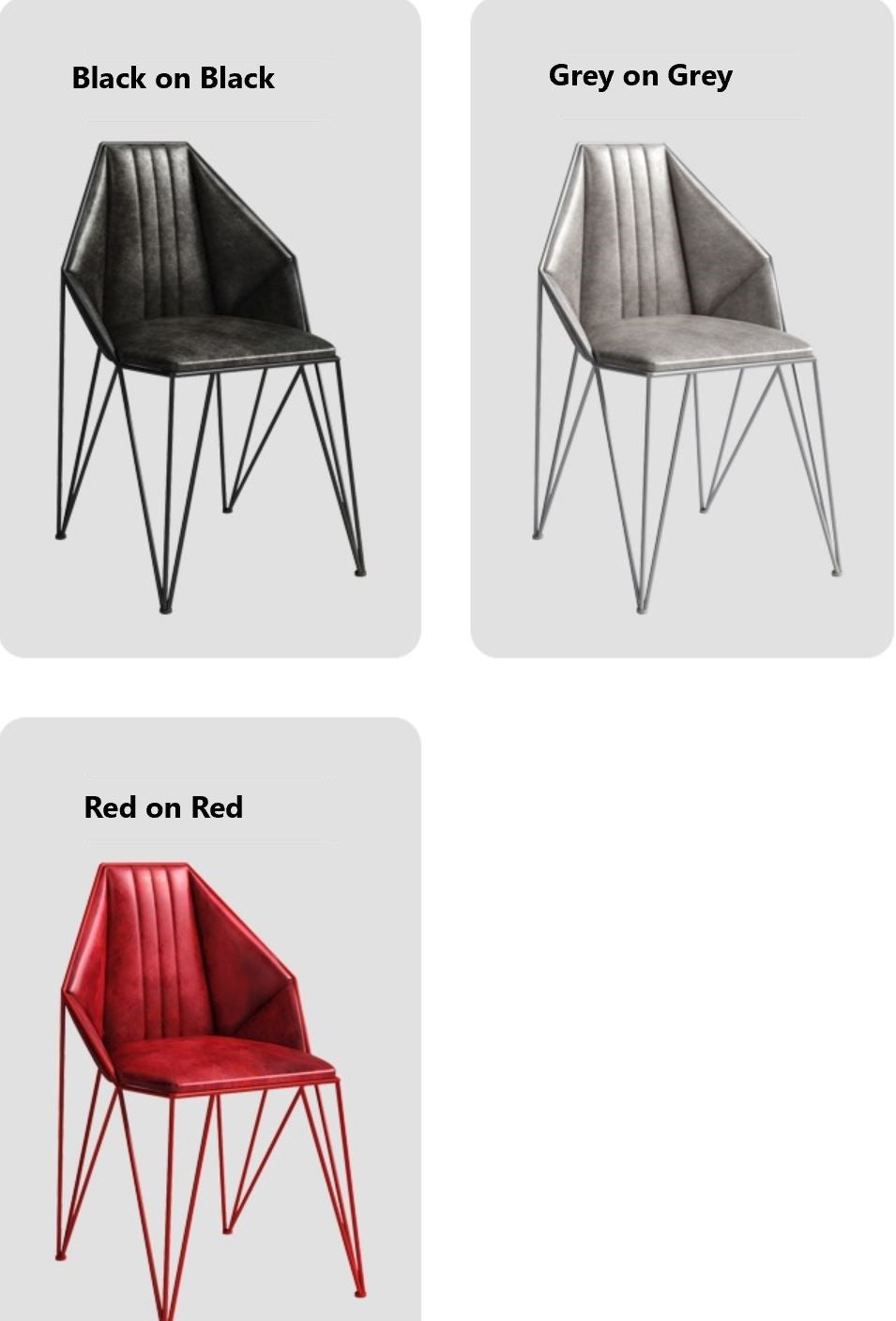 Modern Sleek Dining / Cafe Chairs