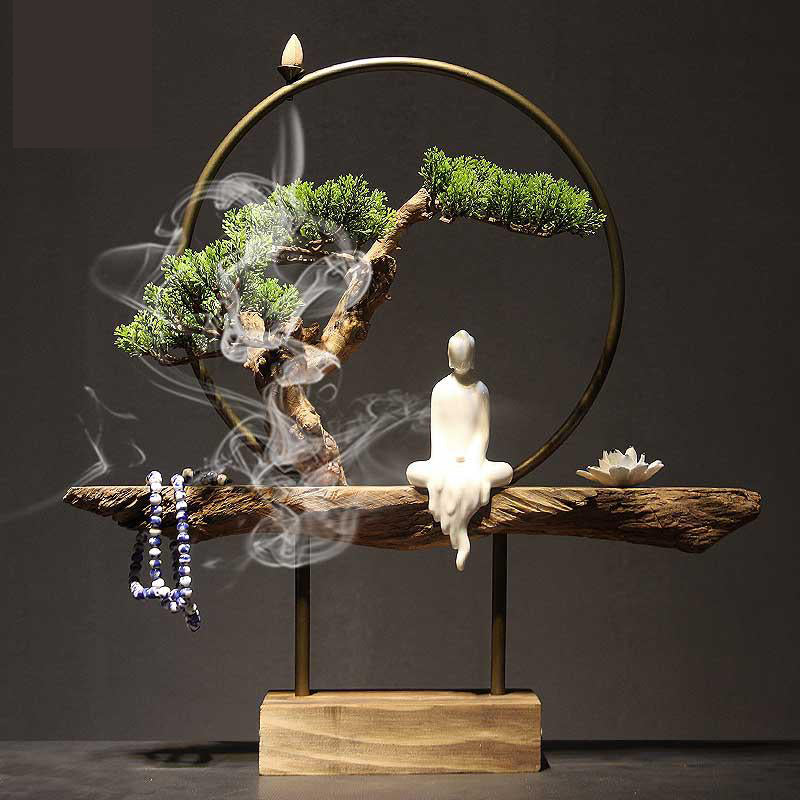 Zen Meditative Bonsai Aroma Diffuser Decoration