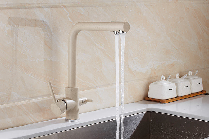 URI Minimalist Matte Black/Nude Tap Faucet