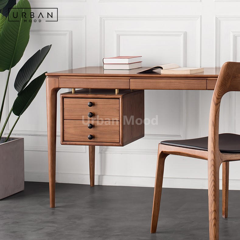 Premium | CONSERVE Solid Wood Study Table and Chair