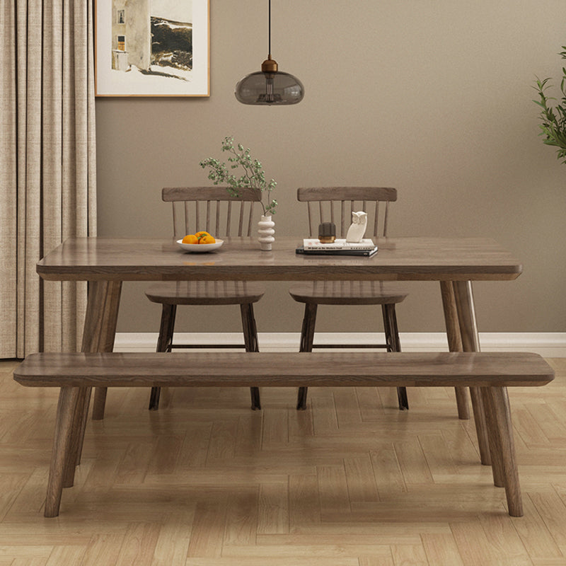 ADALINE Minimalist Dining Table Nordic All Solid Wood