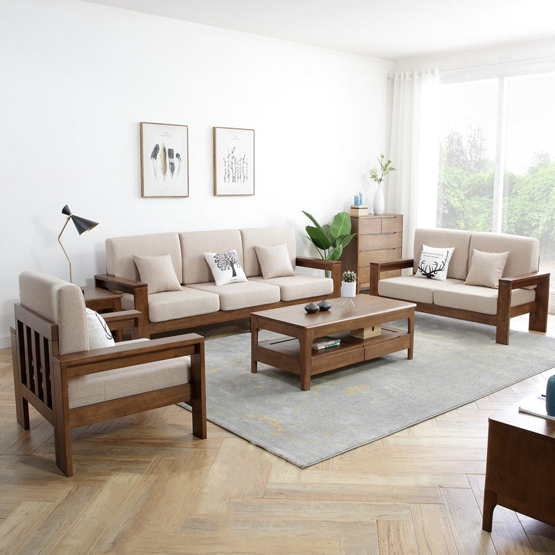 NORA Scandi Japanese Daybed Sofa Solid Wood Nordic ( Select From 3 Sizes )