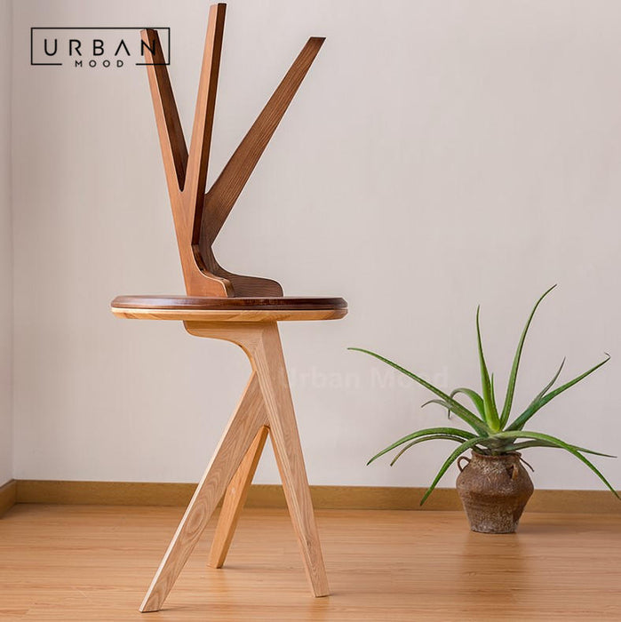 Premium | WICKEN Solid Wood Side Table