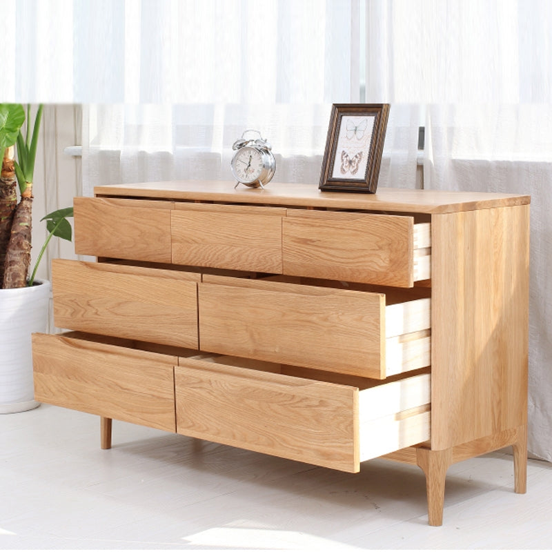 WAREHOUSE SALE CHASE Nordic Solid Wood Five Chest of Drawers Scandinavian Bedroom ( Discount Price $1399)