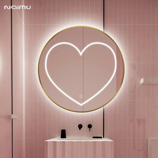 ALISTAIR Heart LED Wall Mirror