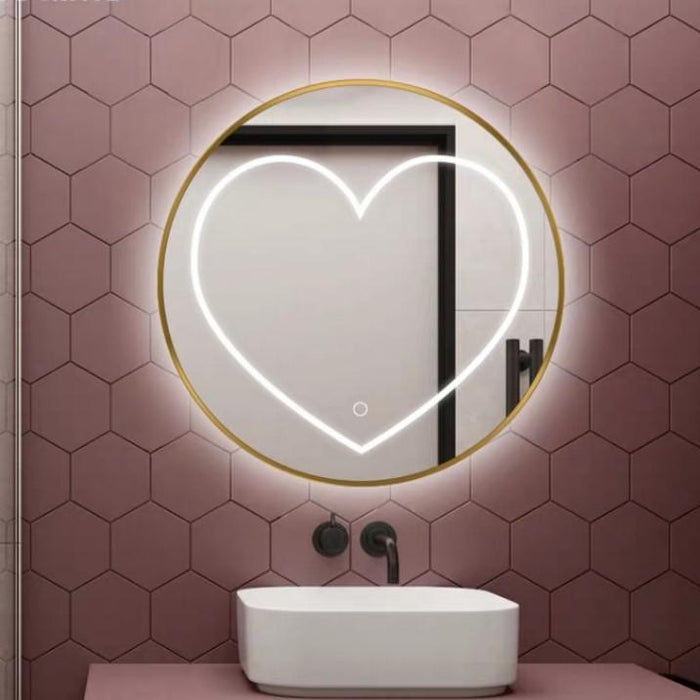 ALISTAIR Heart LED Wall Mirror